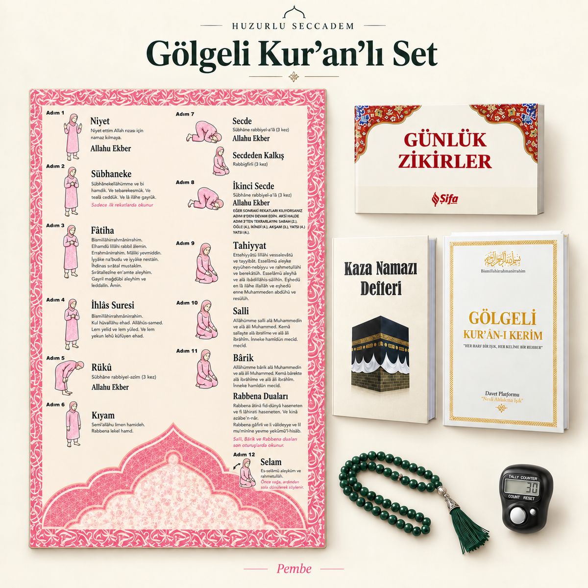 Gölge Kur’anlı Huzurlu Secde Seti