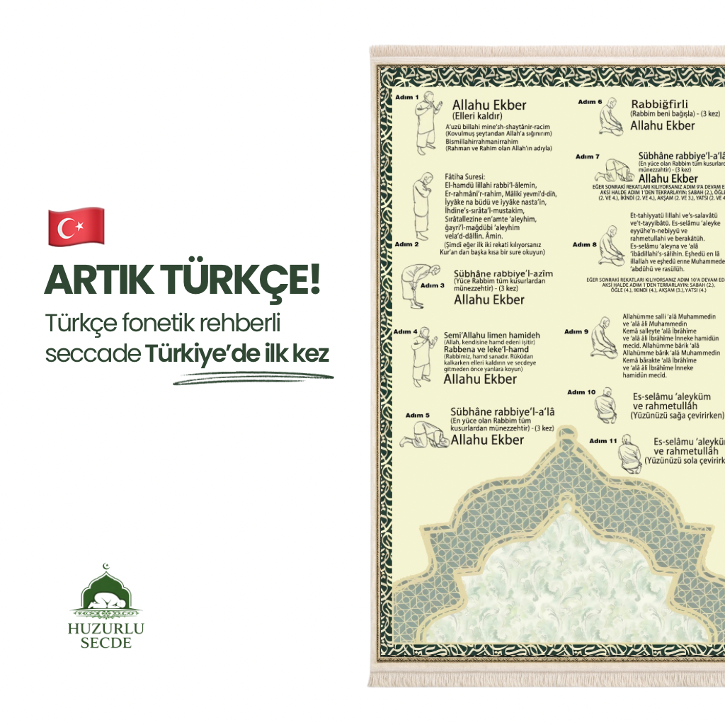 Namaz Kılmayı Ögreten Seccade