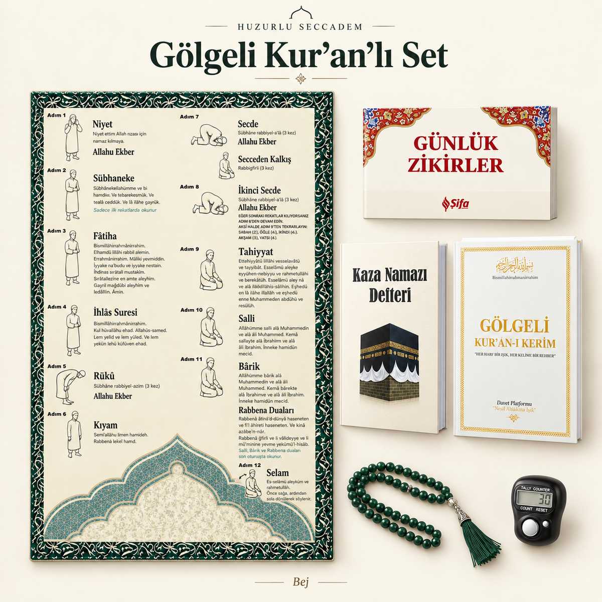 Gölge Kur’anlı Huzurlu Secde Seti
