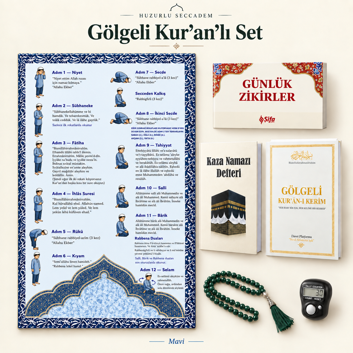Gölge Kur’anlı Huzurlu Secde Seti