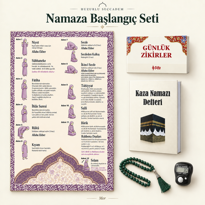 Huzurlu Secde Rehberli 5’li Namaz Seti