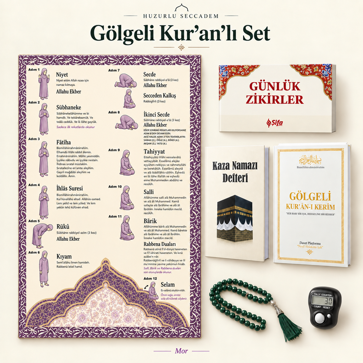 Gölge Kur’anlı Huzurlu Secde Seti