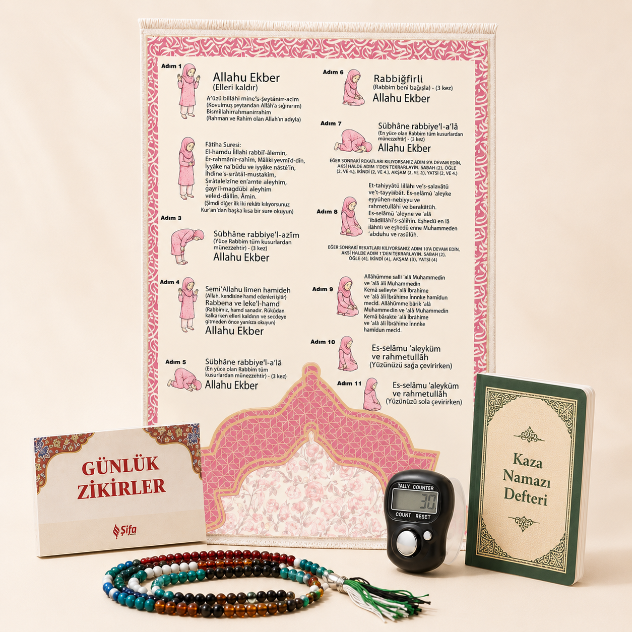 Huzurlu Secde Rehberli 5’li Namaz Seti