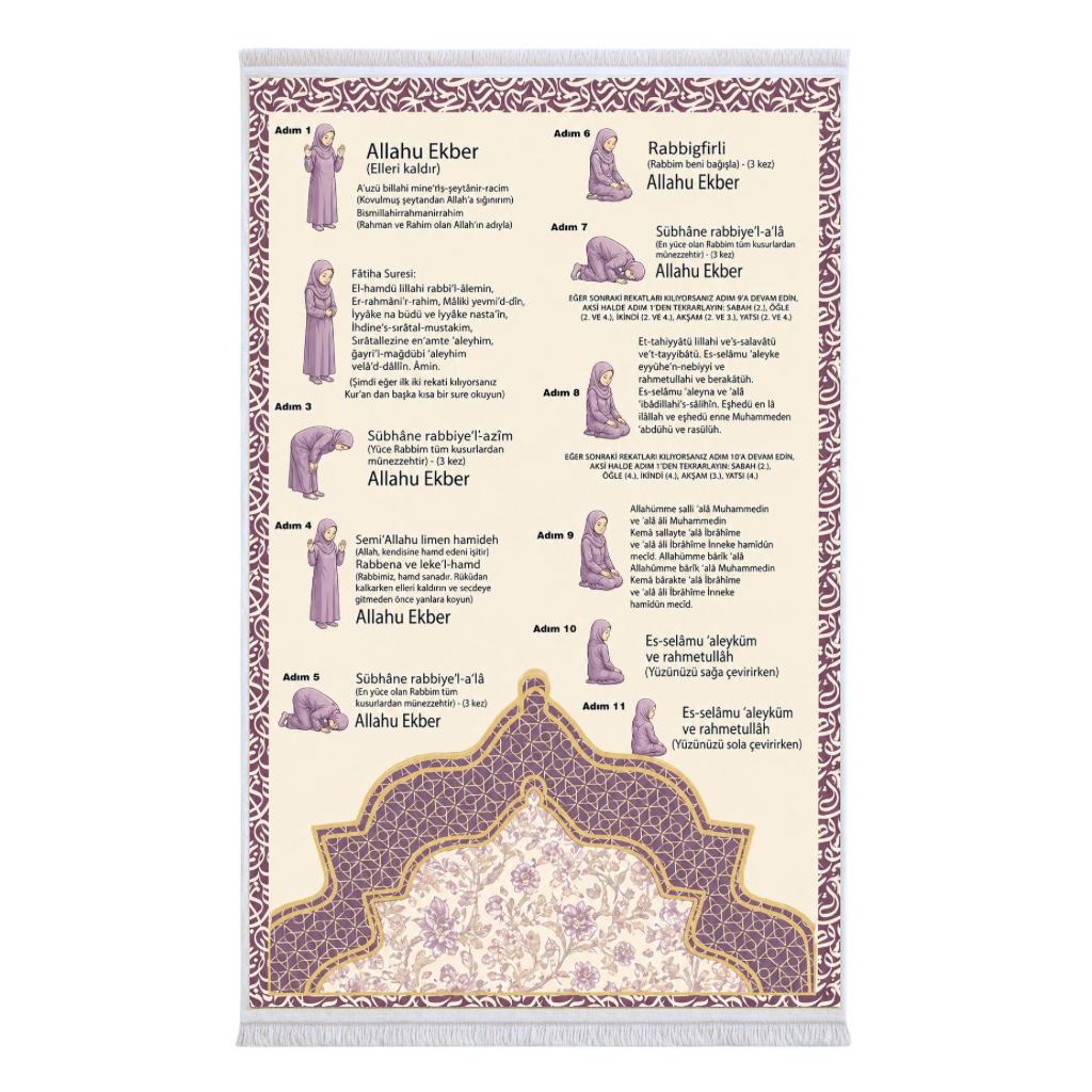 Huzurlu Secde Rehberli 5’li Namaz Seti