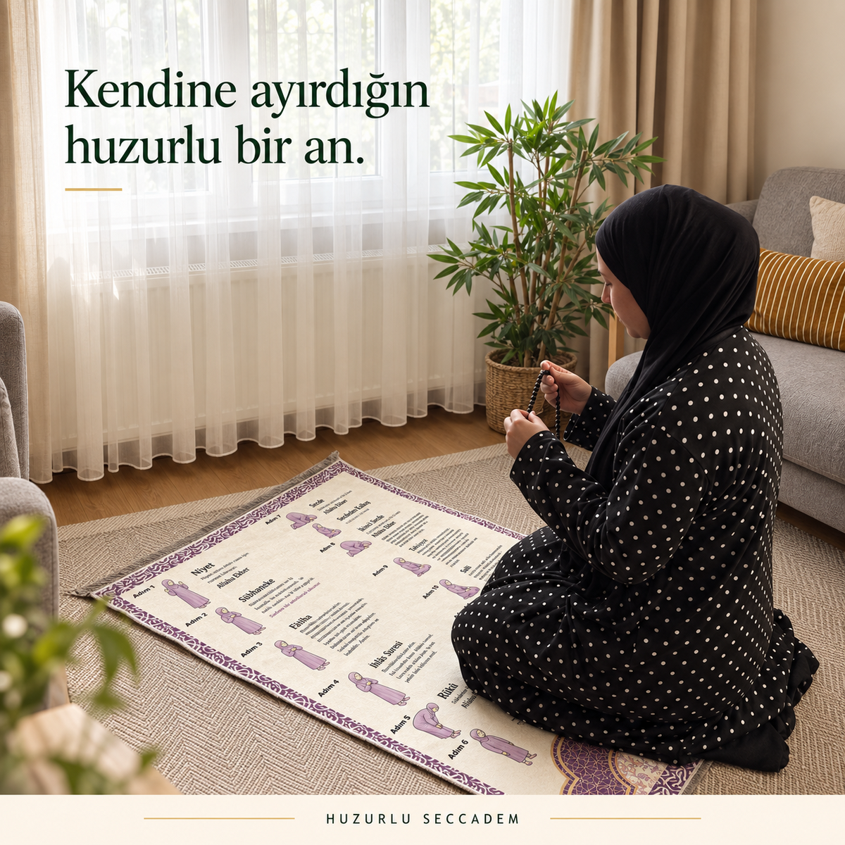 Namaz Kılmayı Öğreten Seccade